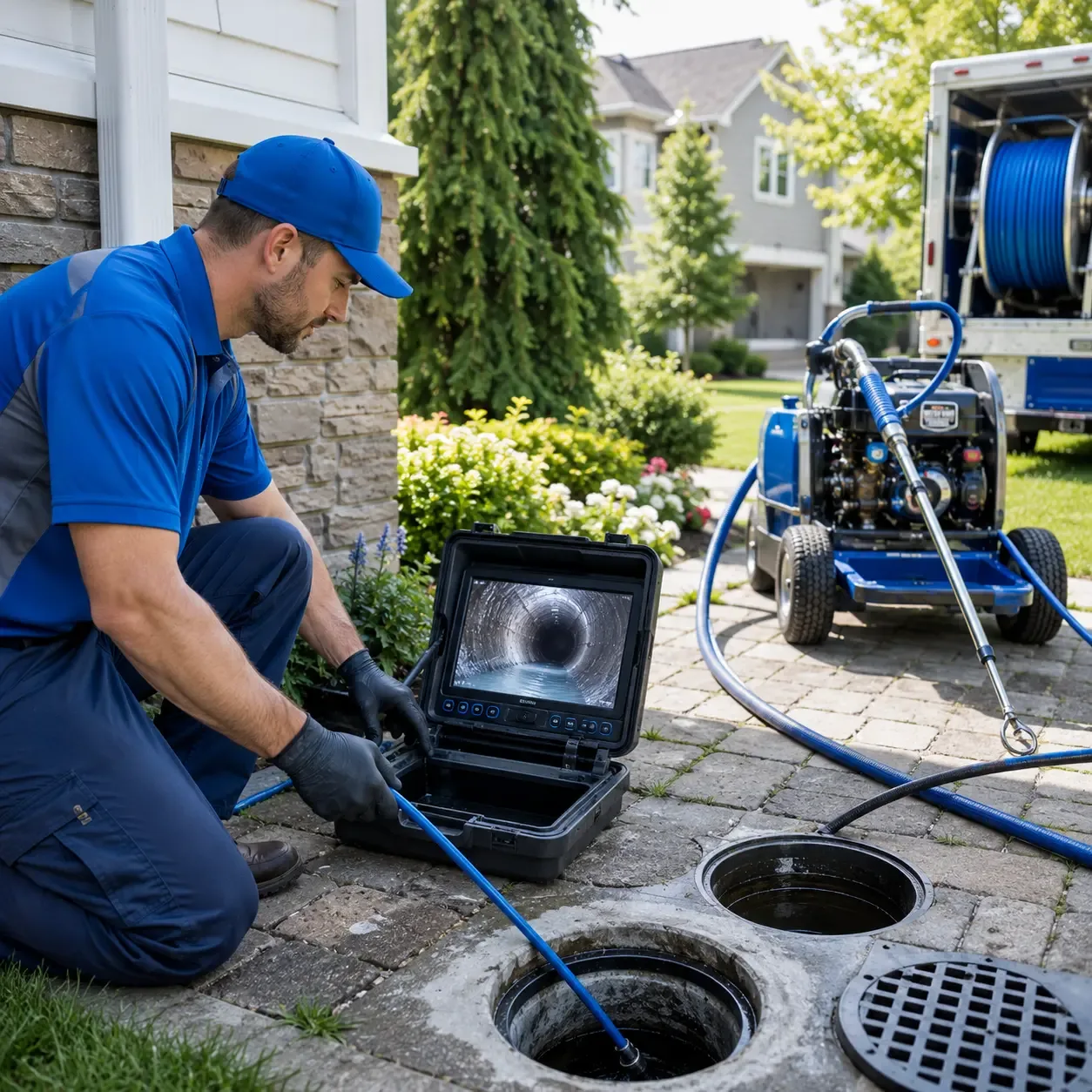 Outdoor drain cleaning professionals serving Harleton, TX